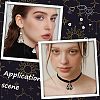 32Pcs 8 Styles Alloy Enamel Pendants ENAM-SC0005-13B-5