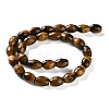 Natural Tiger Eye Beads Strands G-C135-J03-01-3