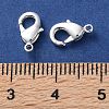 Rack Plating Brass Lobster Claw Clasps KK-F090-27S-01-3