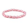 Bling Imitation Gemstone Glass Teardrop Beads Stretch Bracelet for Women BJEW-JB07421-11