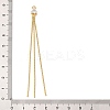 Brass Micro Pave Clear Cubic Zirconia Big Pendants LS-KK-G510-17G-3