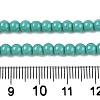 Opaque Solid Color Glass Beads Strands GLAA-T032-P8mm-12A-2