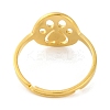 Animal 201 Stainless Steel Adjustable Rings for Women RJEW-D082-05E-3