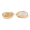 Real 18K Gold Plated Brass Micro Pave Clear Cubic Zirconia Pendants ZIRC-Z007-22H-2