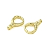 Brass Spring Gate Rings KK-B089-15G-2