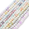 Electroplate Glass Beads Strands LAMP-S068-02Q-1