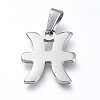 Non-Tarnish 304 Stainless Steel Pendants LS-STAS-L210-06B-P-01-1