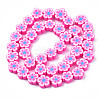 Handmade Polymer Clay Bead Strands CLAY-N011-48A-08-2