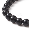 Acrylic Basketball Beaded Stretch Bracelets BJEW-JB09197-6