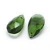 Faceted Glass Pendants X-GLAA-F069-L-A05-2