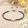 Adjustable Glass Seed Bead Braided Bead Bracelets for Women VT9382-14-1