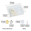 12Pcs 3 Colors Brass Clip-on Earring Findings KK-FS0001-33-4