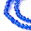 Transparent Glass Beads Strands GLAA-C019-01B-03-3