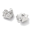 Micro Pave Clear Cubic Zirconia Pendants KK-M102-08P-2
