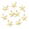 SHEGRACE Brass Starfish Charms XGR0169G-99G-2