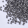 Electroplate Cylinder Seed Beads SEED-Q036-02A-B03-3