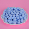 Round Silicone Focal Beads SI-JX0046A-116-3