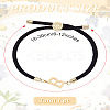 1Pc Adjustable Nylon Cord Slider Bracelets for Women BJEW-LP0001-32B-01-2