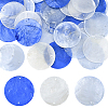 48Pcs 3 Colors Natural Capiz Shell Connector Charms BSHE-SC0001-27-1