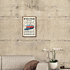 Tinplate Sign Poster AJEW-WH0157-506-6
