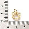 Rack Plating Brass Micro Pave Cubic Zirconia Pendants KK-H508-28G-05-3