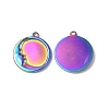 Ion Plating(IP) 304 Stainless Steel Pendants STAS-C066-09M-1
