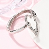 Alloy Hinged Bangles for Women RJEW-S637-02AS-3