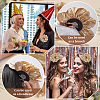 2Pcs Satin Brooches JEWB-FG0001-48A-5