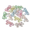 UV Plating Iridescent Transparent Acrylic Beads OACR-O006-07A-1