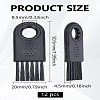 12Pcs Plastic Razor Trimmer Shaver Cleaning Brush TOOL-LP0001-13-2