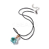 Star Wish Bottle Pendant Necklaces Set for Girl Women NJEW-FS0001-06-2