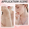 12Pcs 2 Colors Brass with Glass Rhinestone Charms KK-BBC0013-92-5