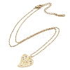 201 Stainless Steel Cable Chain Necklaces NJEW-P309-16B-G-2