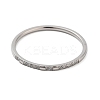 304 Stainless Steel Micro Pave Clear Cubic Zirconia Finger Rings RJEW-B068-01C-P-2