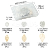 24Pcs 12 Styles Brass Pendants KKC-FS0001-01-4