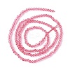 Transparent Glass Beads Strands GLAA-C019-01A-19-2