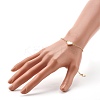 Heart Link Bracelet for Girl Women Gift BJEW-JB06733-01-3