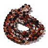 Crackle Glass Beads Strands CCG-C002-8mm-02-2