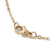 5Pcs 5 Colors 304 Stainless Steel Cable Chain Necklaces NJEW-JN04769-6