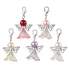Angel Acrylic & Glass Pearl Pendant Decorations X2-HJEW-JM02364-02-1