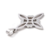 Non-Tarnish 304 Stainless Steel Hollow Pendants X-STAS-P313-01P-2