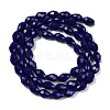 Opaque Solid Color Beads Strands EGLA-N013-P4mm-D03-2