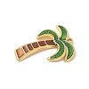 304 Stainless Steel Enamel Pendants STAS-V015-32G-2
