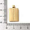304 Stainless Steel Pendants STAS-L022-306G-02-3