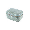 Rectangle PU Leather Jewelry Storage Zipper Boxes PAAG-PW0007-04A-1