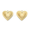 Ion Plating(IP) 201 Stainless Steel Pendants STAS-N098-239LG-3