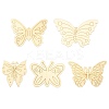 50Pcs 5 Styles Unfinished Wood Cutout AJEW-CJ0001-42-1