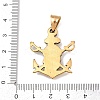 304 Stainless Steel Pendants STAS-B110-04AG-3