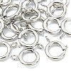 SHEGRACE Brass Spring Ring Clasps XGRPCN932-223P-2