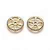 Tibetan Style Alloy Gear Pendants TIBEP-S283-AG-LF-1